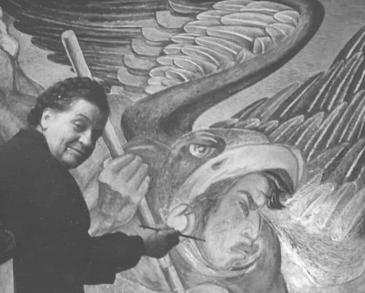 ¿Quién es Aurora Reyes, pionera feminista del muralismo mexicano?