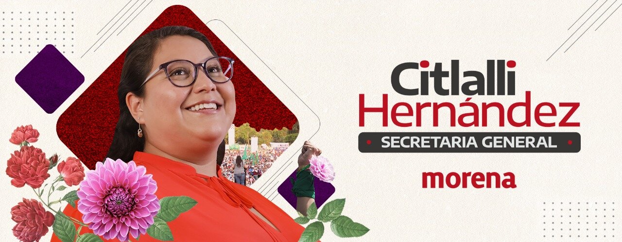 ¿Quién es Citlalli Hernández, aspirante a la Secretaría General de Morena?