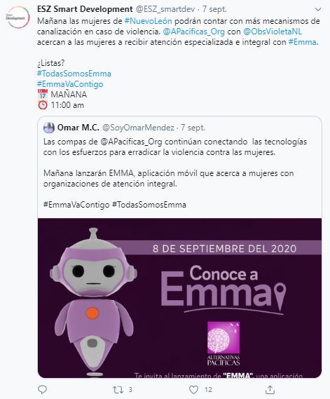 Emma: la aplicación que ayudará a mujeres víctimas de violencia