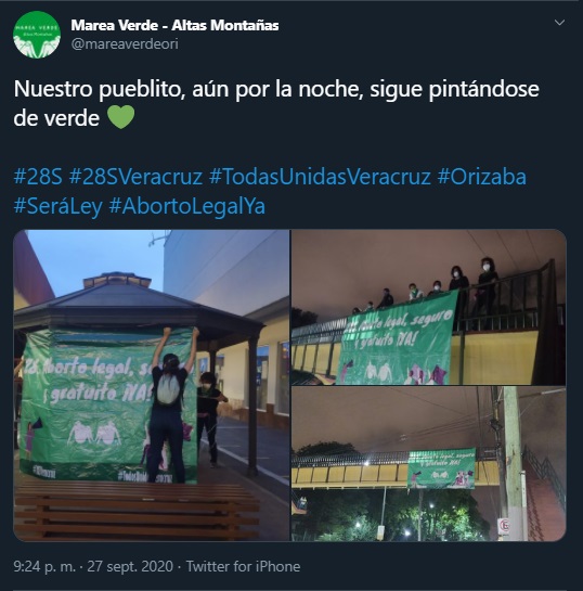 #28S: mujeres celebran el Día de Acción Global por el aborto legal y seguro