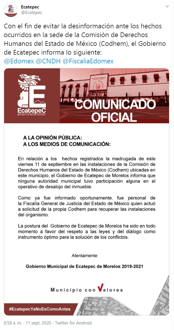 Denuncian agresiones contra feministas y periodistas en Atizapán, Edomex