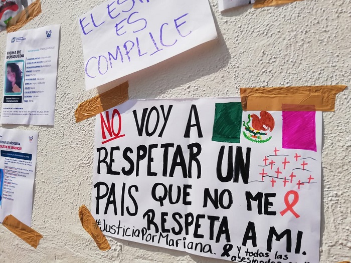 Feministas protestan en Hidalgo por aumento de feminicidios y desapariciones