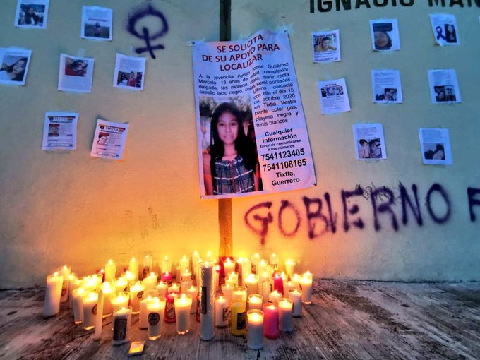 Feministas piden #JusticiaParaAyelin, la niña hallada sin vida en Guerrero