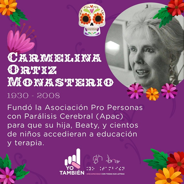 Carmelina Ortiz Monasterio y su labor por las personas con discapacidad
