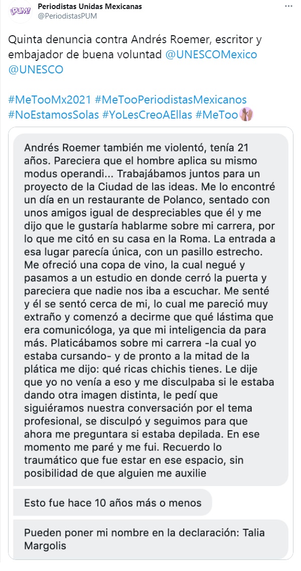 Las acusaciones contra Andrés Roemer