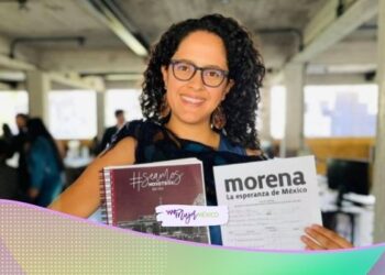 Gabriela Osorio de Morena se registra como candidata a alcaldesa de Tlalpan