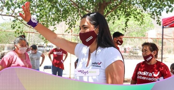 Indira Vizcaíno promete centros de salud de calidad en Colima