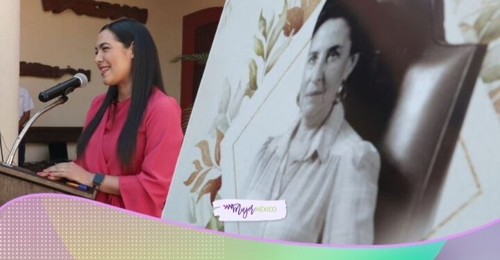 Indira Vizcaíno honra la memoria de la escritora Griselda Álvarez