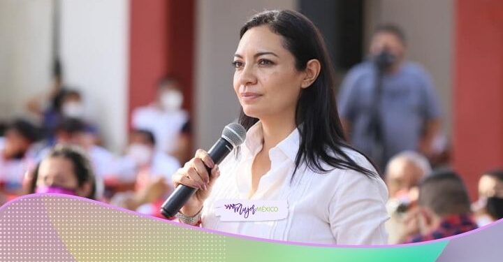 Mely Romero, candidata a gobernadora, apuesta por la educación dual en Colima