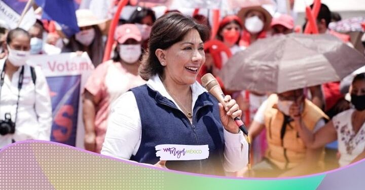 Anabell Ávalos, candidata a gobernadora, reforzará la seguridad de Tlaxcala