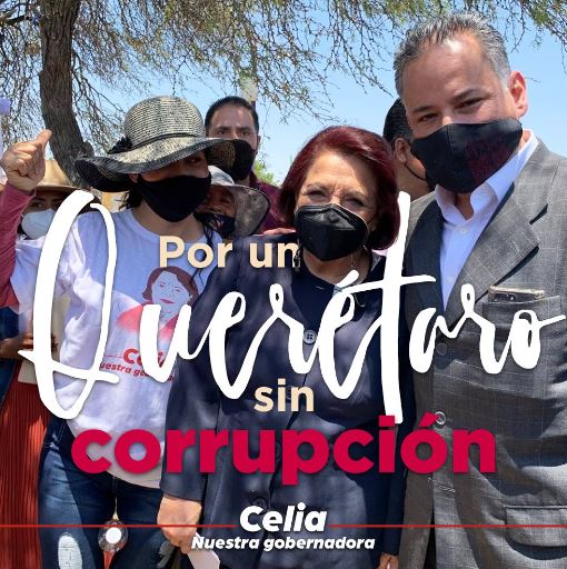 Santiago Nieto se suma a campaña de Celia Maya