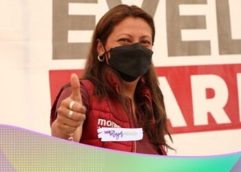 Evelyn Parra, candidata a alcaldesa, promete Policía Violeta en Venustiano Carranza