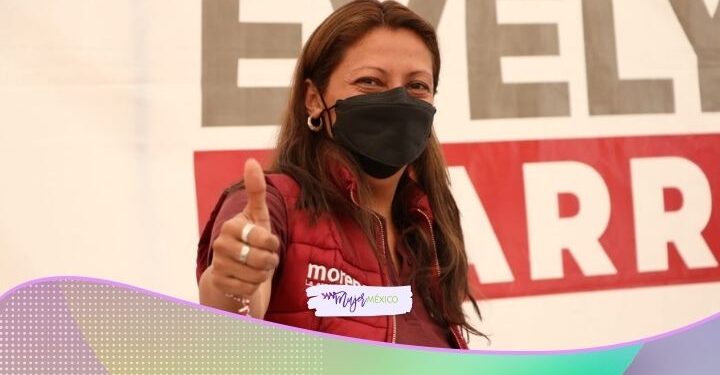 Evelyn Parra, candidata a alcaldesa, promete Policía Violeta en Venustiano Carranza