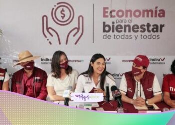 Indira Vizcaíno, candidata de Morena, presenta plan económico para el bienestar