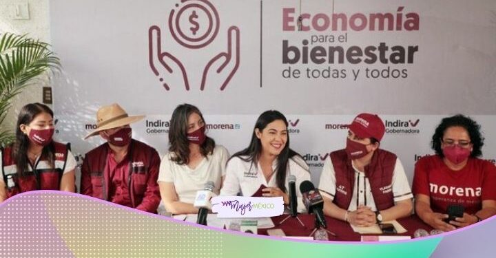 Indira Vizcaíno, candidata de Morena, presenta plan económico para el bienestar