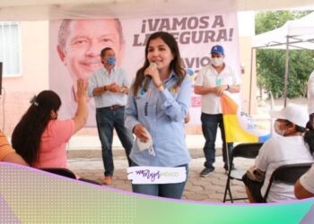 Karina Benavides, candidata a diputada federal, pide frenar feminicidios en San Luis Potosí