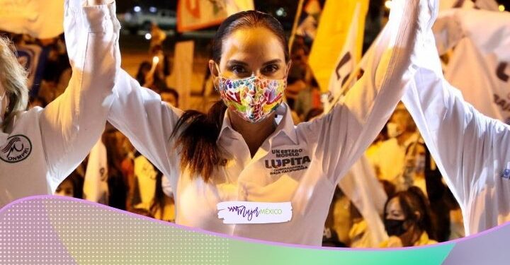Lupita Jones, candidata de PAN, PRI y PRD, promete seguridad en Baja California