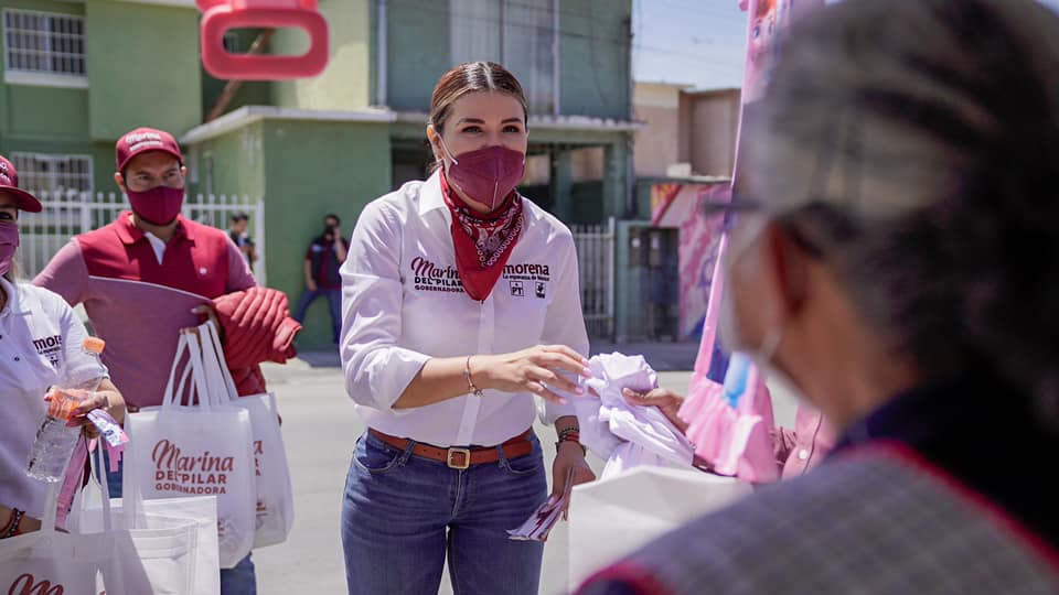 Marina del Pilar, candidata a gobernadora de BC por Morena, presenta plan económico