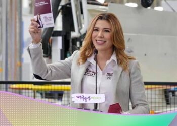 Marina del Pilar, candidata a gobernadora de BC por Morena, presenta plan económico