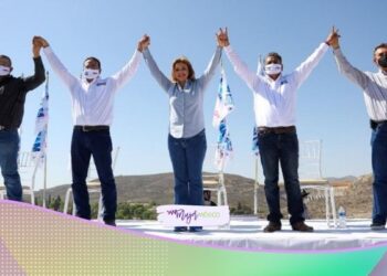 Maru Campos de PAN y PRD inicia campaña en Chihuahua