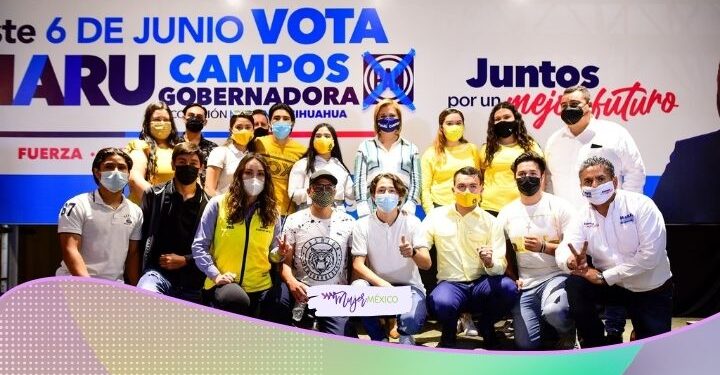 Maru Campos recibe respaldo de Acción Juvenil en Chihuahua