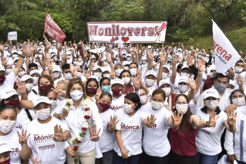 Mónica Rangel candidata gobernadora San Luis Potosí reconoce labor personal salud