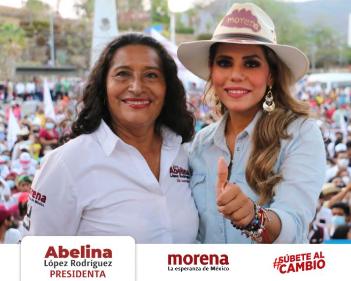 Abelina López, candidata a alcaldesa, se perfila para ganar en Acapulco 
