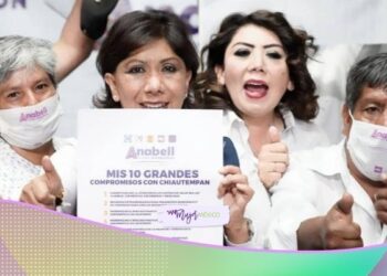 Anabell Ávalos, candidata a gobernadora, refrenda compromisos con Tlaxcala