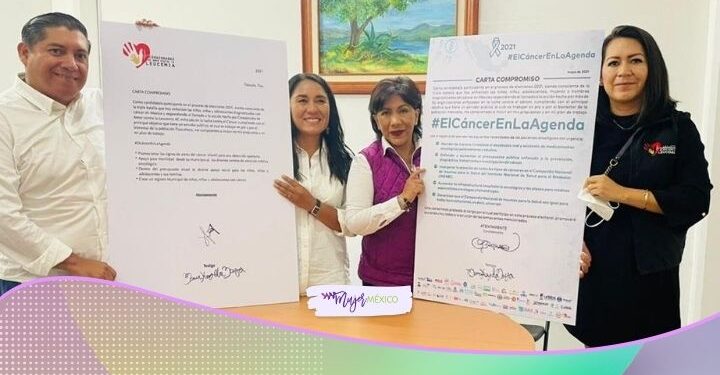 Anabell Ávalos, candidata a gobernadora, apoyará a niños con cáncer en Tlaxcala
