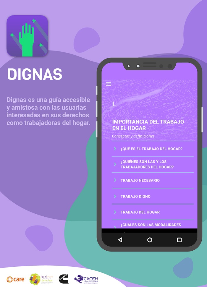 ¿Qué es la app Dignas?