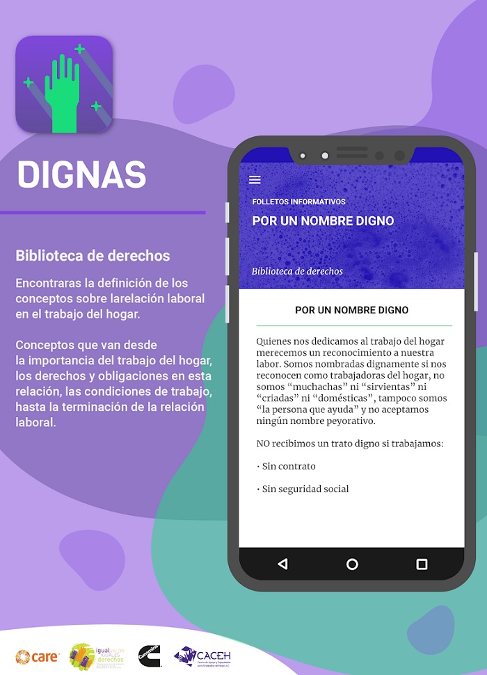 ¿Cómo funciona la app Dignas?