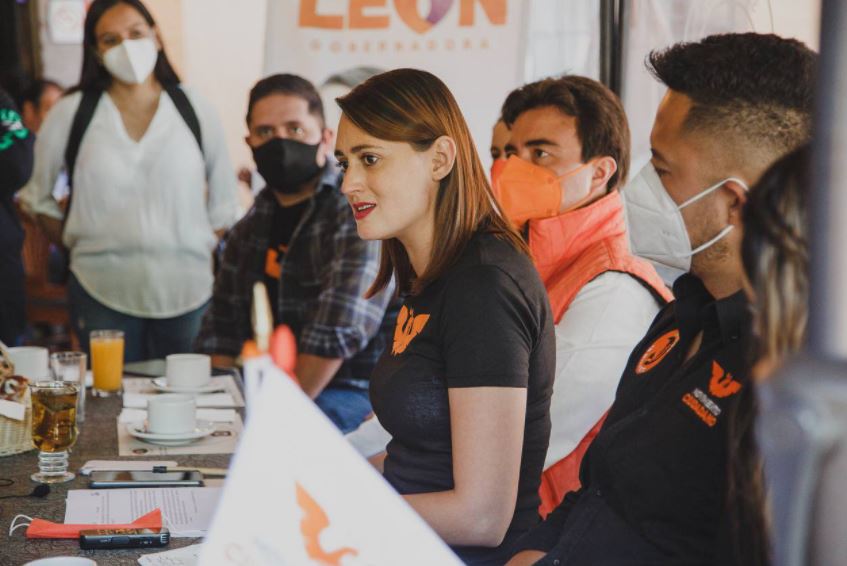 Bety León, candidata a gobernadora por MC, apoyará a jóvenes de Querétaro