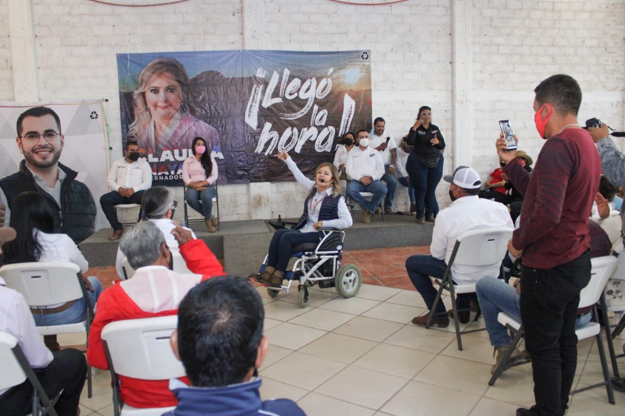 Claudia Anaya, candidata a gobernadora, pide votar contra machismo en Zacatecas