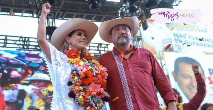 Evelyn Salgado cierra campaña junto a su padre en Acapulco