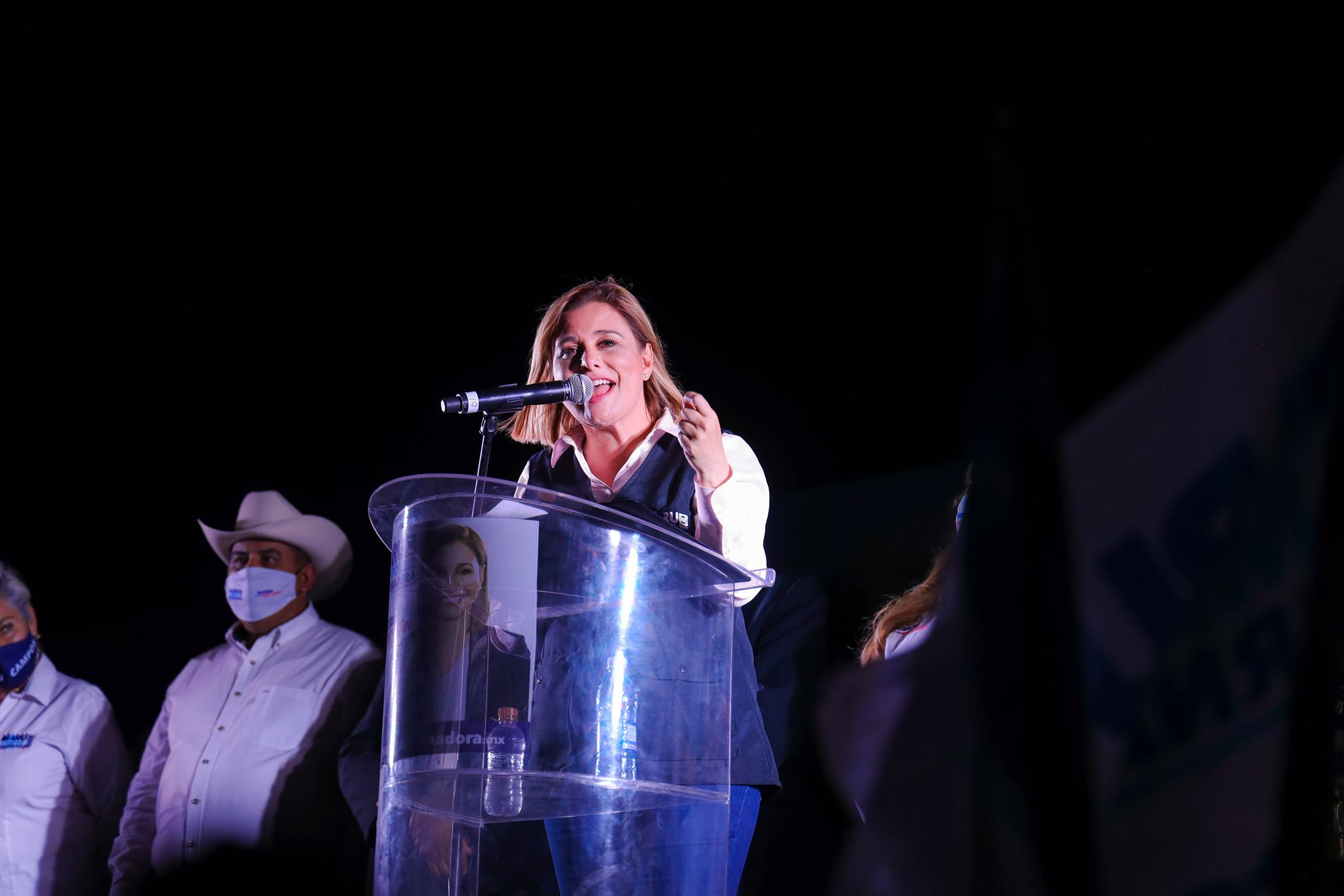 Maru Campos cierra campaña en Parral, Chihuahua