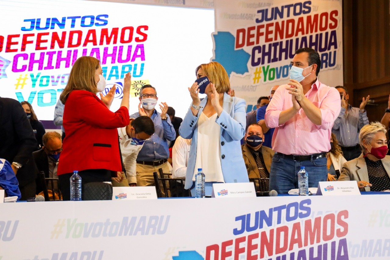 Maru Campos, candidata a gobernadora, lidera encuesta en Chihuahua