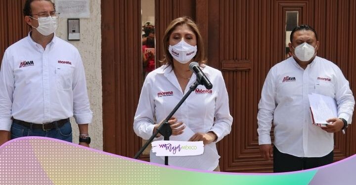 Mónica Rangel, candidata a gobernadora, va por seguridad en San Luis Potosí