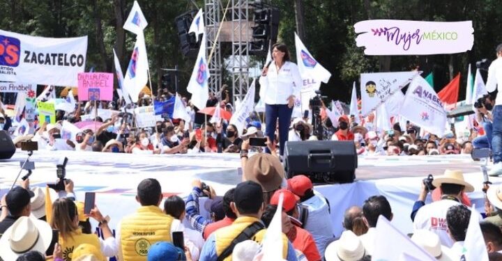 Anabell Ávalos cierra campaña rumbo a la gubernatura de Tlaxcala