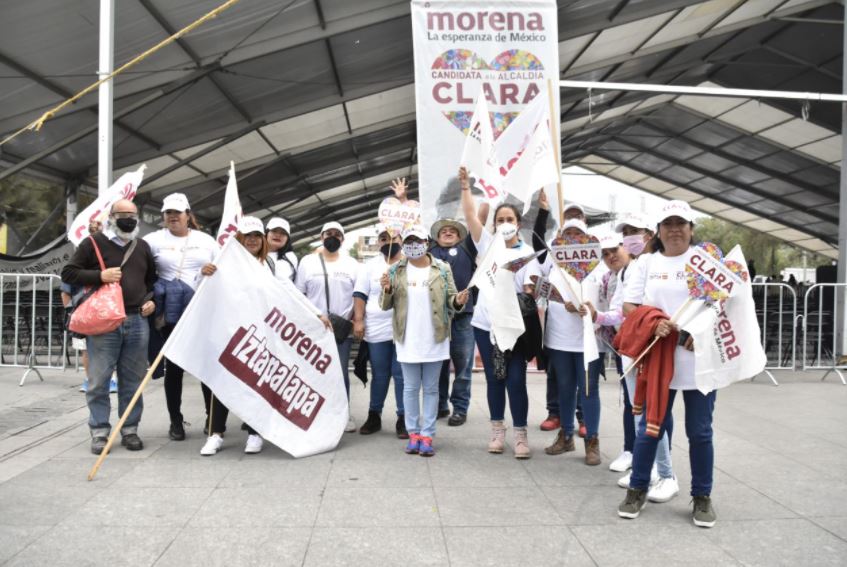 Clara apoyará a habitantes de Iztapalapa