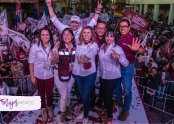 Marina del Pilar cierra campaña en Mexicali
