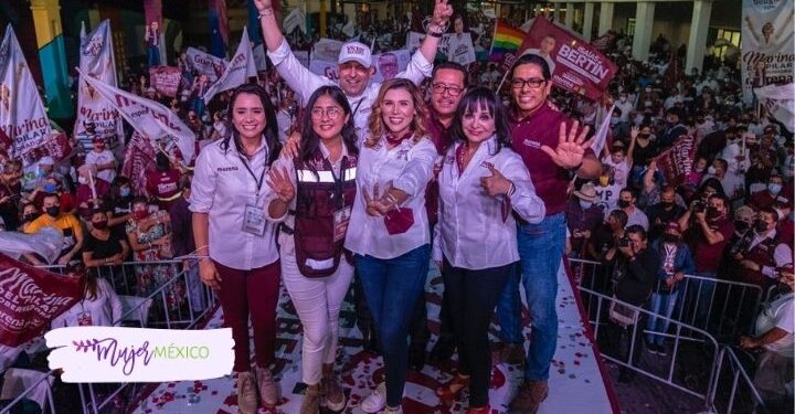 Marina del Pilar cierra campaña en Mexicali