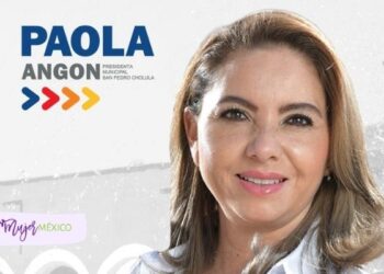 Paola Angon es la virtual ganadora de la alcaldía de San Pedro Cholula