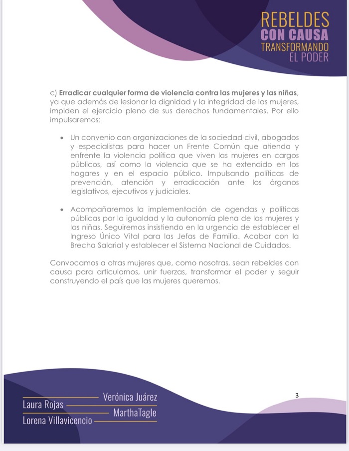 ¿Cuál es el objetivo de Rebeldes con Causa?