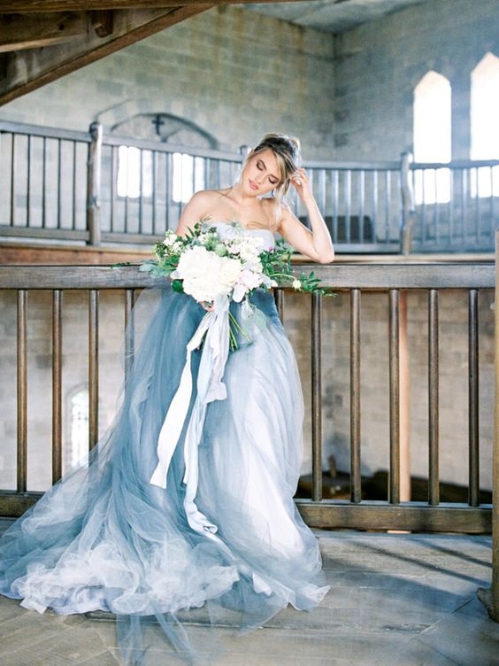 Vestido de novia de colores