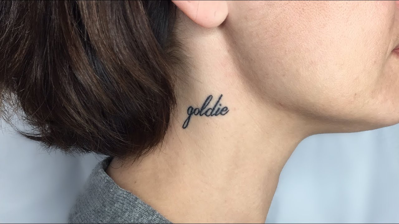 ¿Dónde hacerse un tatuaje de un nombre?