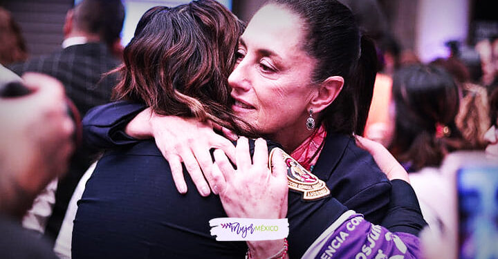 Mujeres arropan a Sheinbaum contra la violencia de género