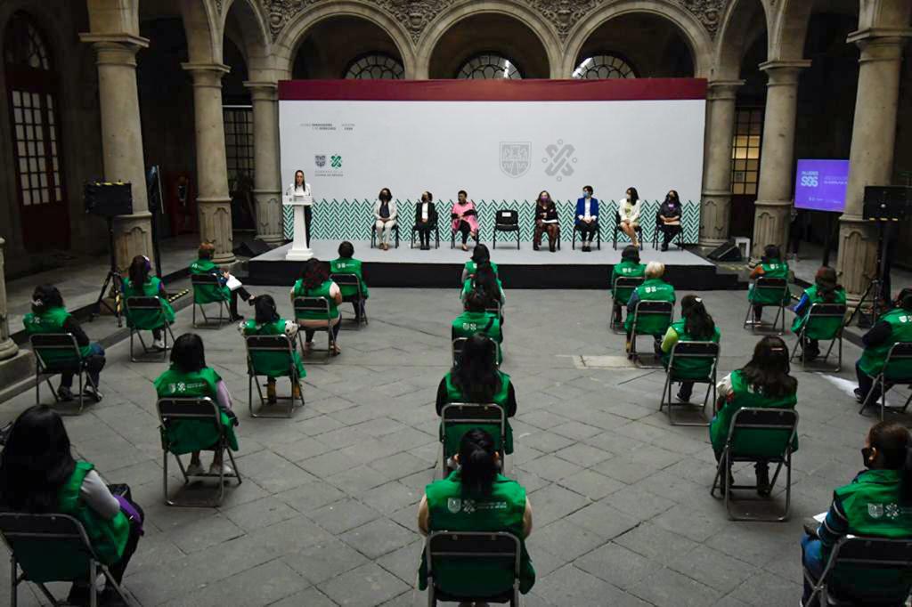 Sheinbaum previene violencia con Red de Mujeres en Alerta por Ti