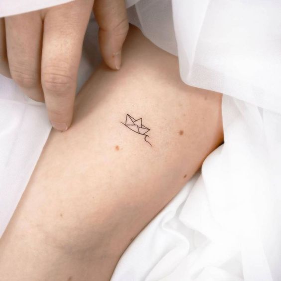 barco tatuajes pequeños