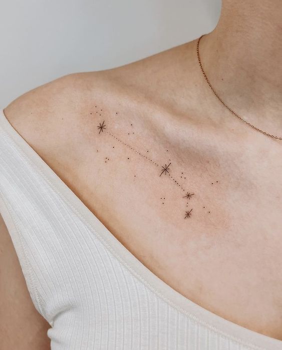 constelación tatuajes pequeños
