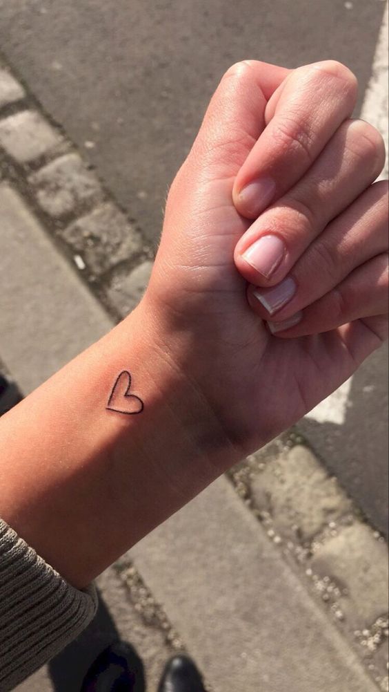 corazón tatuajes pequeños